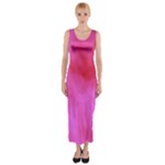 Pink Clouds Fitted Maxi Dress