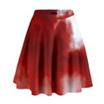 Cherry Cream Sky High Waist Skirt