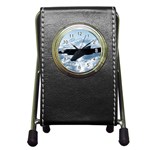 U-2 Dragon Lady Pen Holder Desk Clock