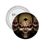 skull 3d 2.25  Button