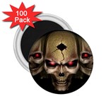skull 3d 2.25  Magnet (100 pack) 