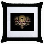 skull 3d Throw Pillow Case (Black)