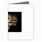 skull 3d Greeting Card
