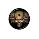 skull 3d Hat Clip Ball Marker (10 pack)