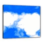 Blue Cloud Canvas 24  x 20  (Stretched)