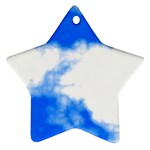 Blue Cloud Ornament (Star)