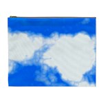 Blue Cloud Cosmetic Bag (XL)