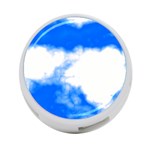Blue Cloud 4-Port USB Hub (One Side)