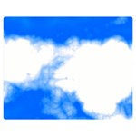 Blue Cloud Double Sided Flano Blanket (Medium)