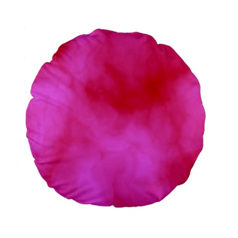 Pink Clouds Standard 15  Premium Flano Round Cushion  from ArtsNow.com Front