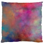 Rainbow Clouds Large Flano Cushion Case (One Side)