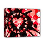 Love Heart Splatter Deluxe Canvas 14  x 11  (Stretched)