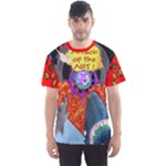 Attack of the Art Men s Full All Over Print Sport T-shirt