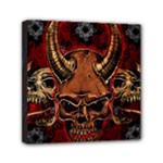 Evil Skulls Mini Canvas 6  x 6  (Stretched)