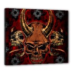 Evil Skulls Canvas 24  x 20  (Stretched)