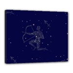 Sagittarius Stars Canvas 20  x 16  (Stretched)
