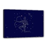 Sagittarius Stars Canvas 18  x 12  (Stretched)