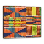 Bright Kente Canvas 20  x 16  (Stretched)