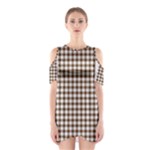 Stewart Tartan Women s Cutout Shoulder Dress