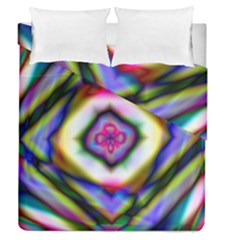 Rippled Geometry  Duvet Cover Double Side (Queen Size) from ArtsNow.com