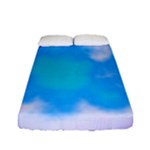 Blue And Purple Clouds Fitted Sheet (Full/ Double Size)