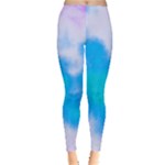Blue And Purple Clouds Leggings 