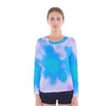 Blue And Purple Clouds Women s Long Sleeve Tee