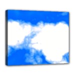 Blue Cloud Deluxe Canvas 24  x 20  (Stretched)