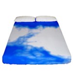 Blue Cloud Fitted Sheet (California King Size)