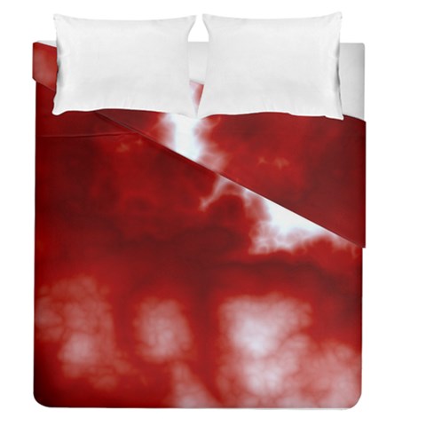 Cherry Cream Sky Duvet Cover Double Side (Queen Size) from ArtsNow.com