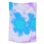 Blue And Purple Clouds Large Tapestry