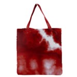 Cherry Cream Sky Grocery Tote Bag