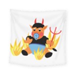 Devil Baby Square Tapestry (Small)