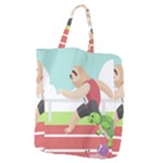 Sloth Race Giant Grocery Zipper Tote