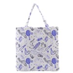 Fathers Day doodle Grocery Tote Bag