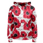 love poppies Women s Pullover Hoodie