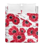 love poppies Duvet Cover Double Side (Full/ Double Size)