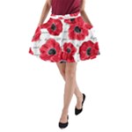 love poppies A-Line Pocket Skirt