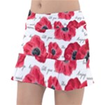 love poppies Tennis Skirt