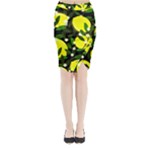 black lemons Midi Wrap Pencil Skirt