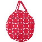 canadian maple leaves  Giant Round Zipper Tote