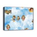 clouds angel cherubs  Deluxe Canvas 16  x 12  (Stretched) 