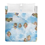 clouds angel cherubs  Duvet Cover Double Side (Full/ Double Size)