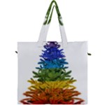 rainbow christmas tree Canvas Travel Bag