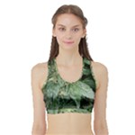 Weed Plants d Sports Bra with Border