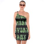 Smoke Weed Every Day c One Soulder Bodycon Dress