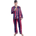  Men s Long Sleeve Satin Pyjamas Set