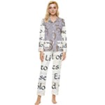 All of Life Come to Me with Ease Joy And Glory 1 Womens  Long Sleeve Velvet Pocket Pajamas Set