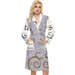 All of Life Come to Me with Ease Joy And Glory 1 Long Sleeve Velour Robe