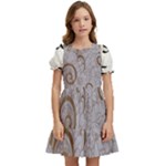 All of Life Come to Me with Ease Joy And Glory 1 Kids  Puff Sleeved Dress
